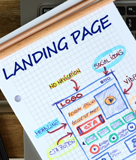 landing page